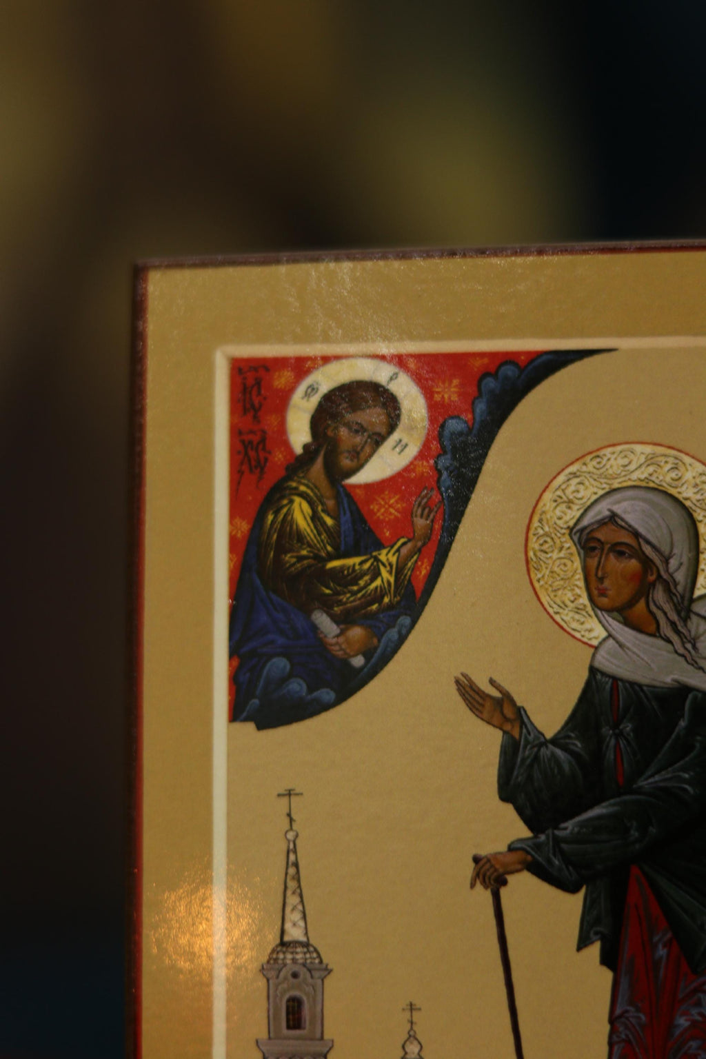 Saint Xenia Icon Wooden Icon Orthodox Prayer Icon Christian Decor