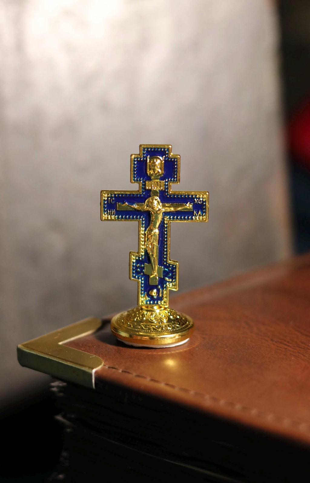 Metal cross. Orthodox cross. Matal car orthodox cross. Crucifix. Matalcross. Maetal car cross. Christian cross. Religious car decor