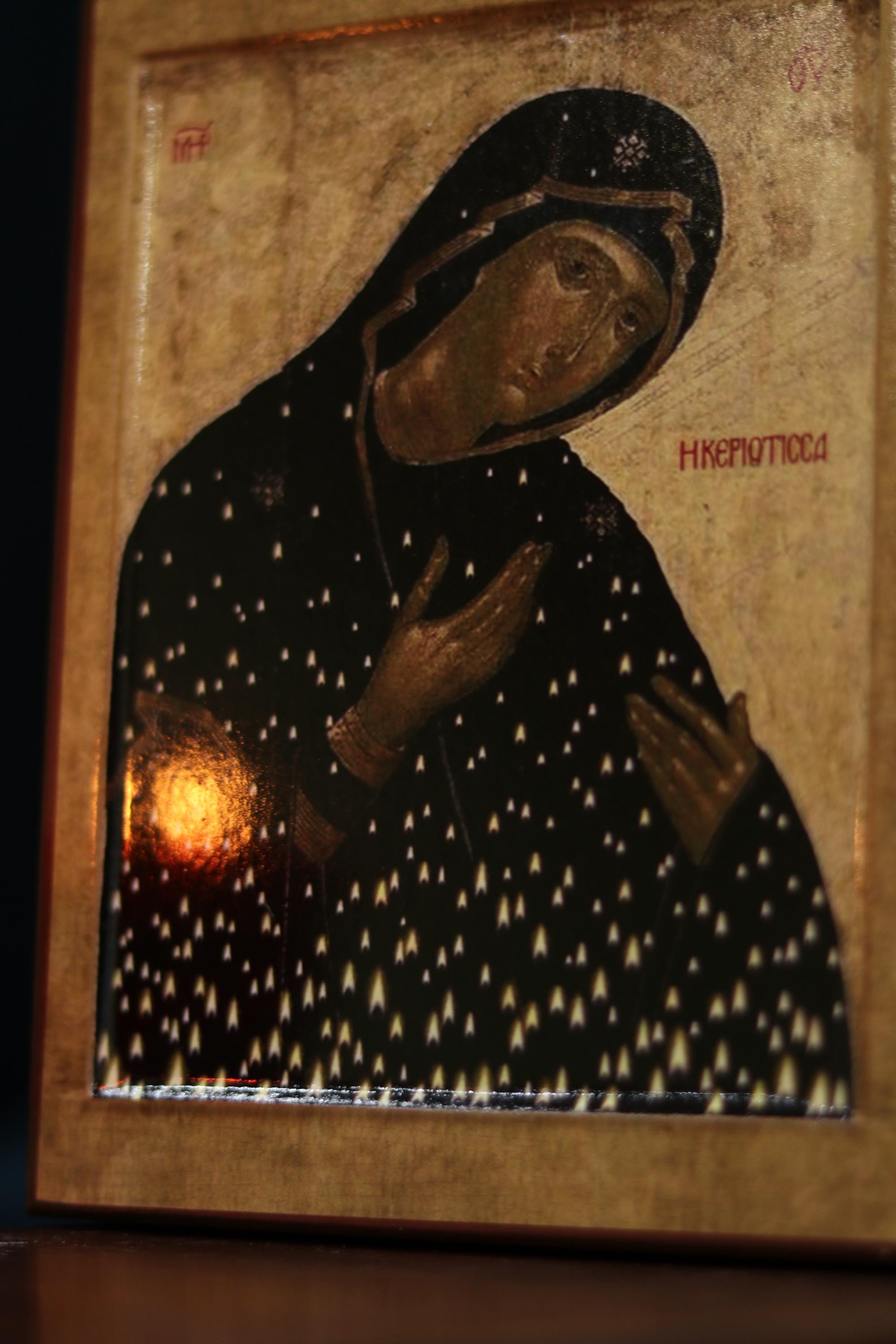 Keriotissa Mother of God Icon Wooden Icon Orthodox