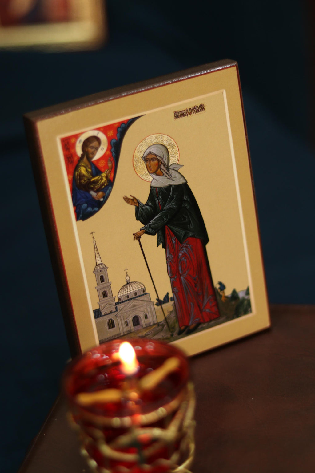 Saint Xenia Icon Wooden Icon Orthodox Prayer Icon Christian Decor
