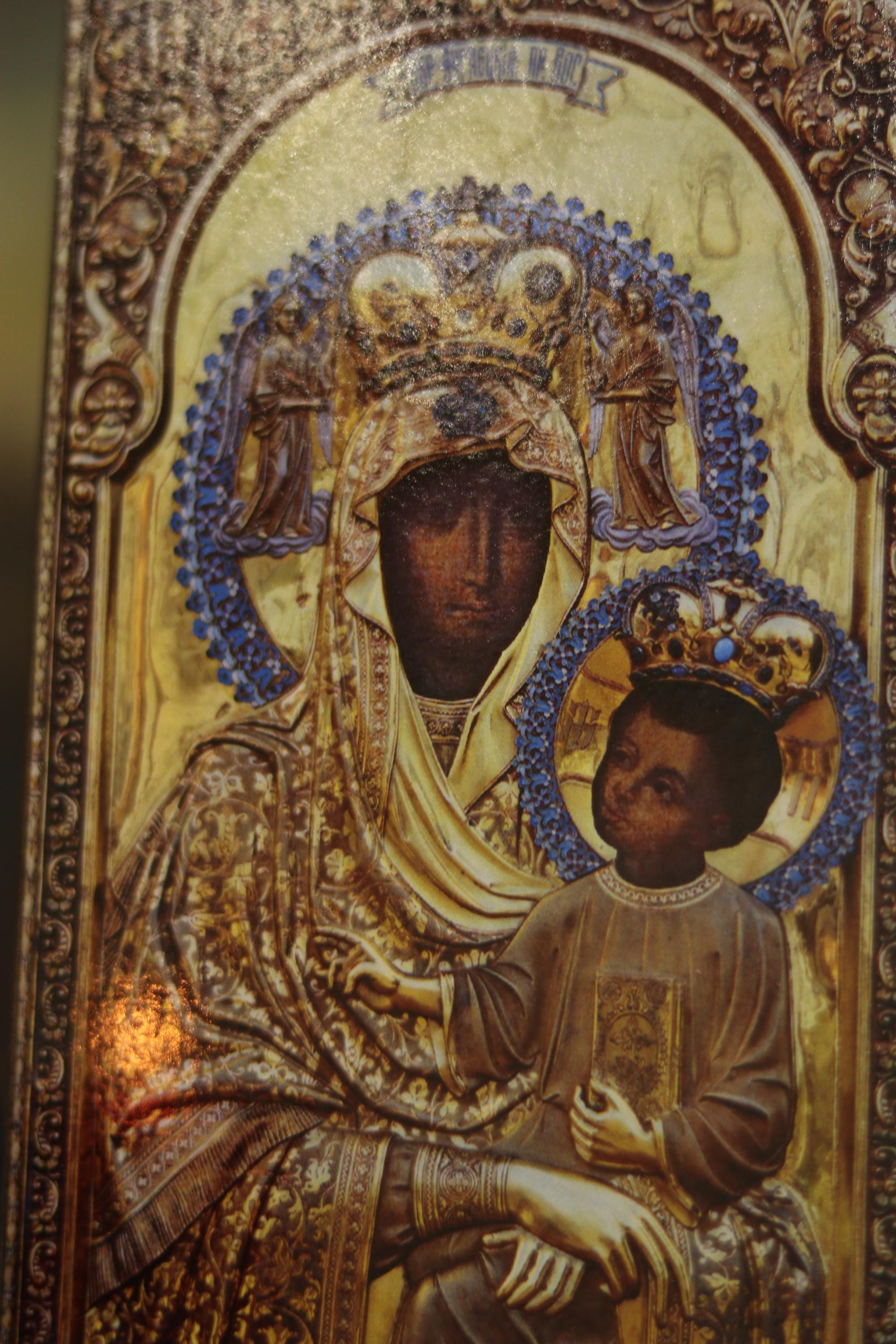 All-Merciful (Vsemylostyva) Mother of God Icon Orthodox Wood Art 6.3x3.9in