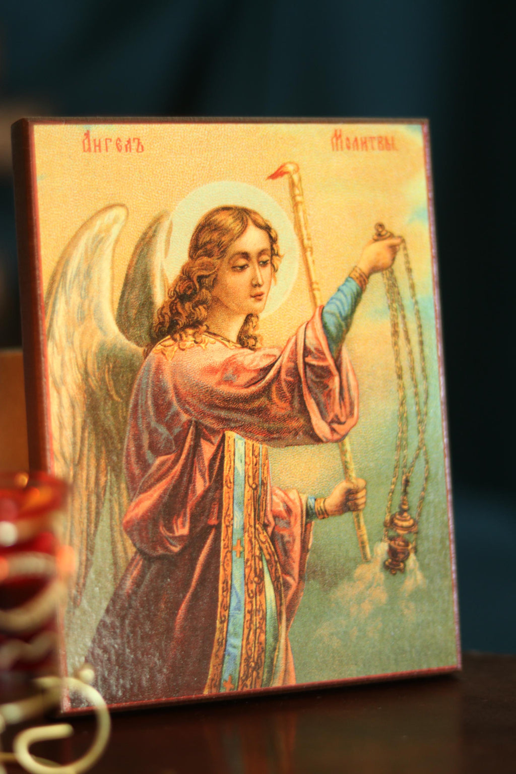 Wooden Icon Orthodox Icon , Archangel Michael Icon, Christian Icon, Orthodox