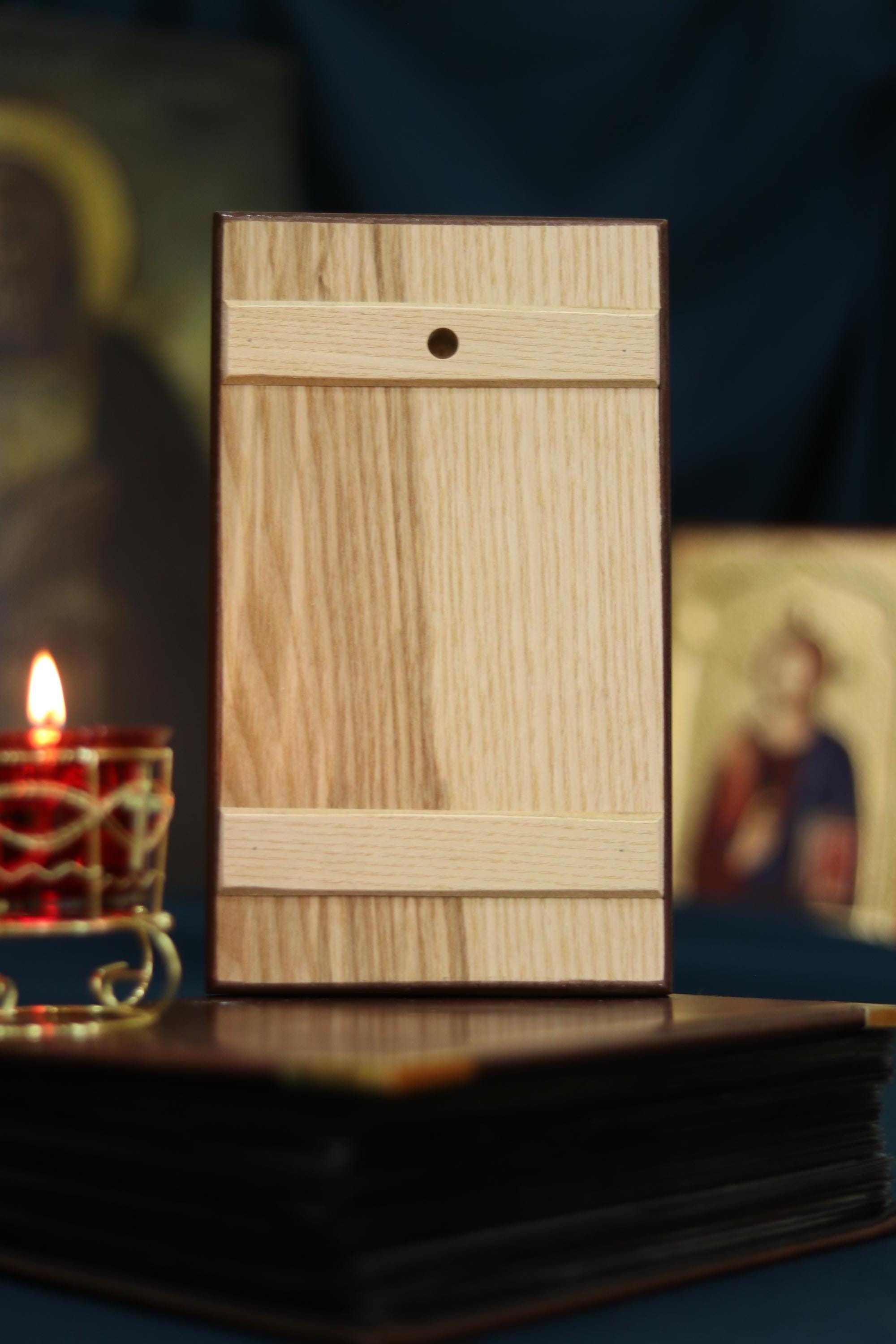Guardian Angel Orthodox Icon 8in Wooden Christian Wall Plaque Decor