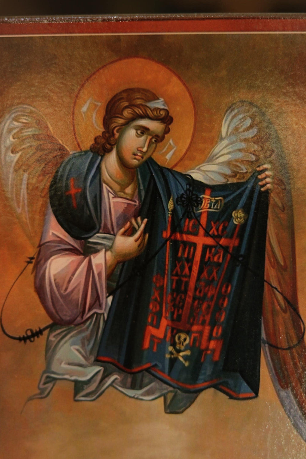 Wooden Icon Orthodox Icon , Guardian Angel, Christian