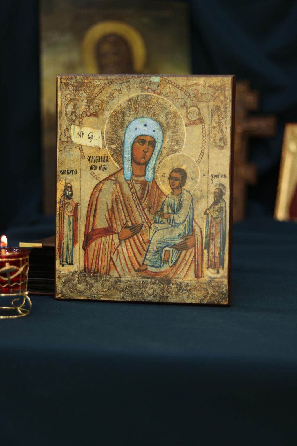 Piroshkovskaya Mother of God Icon Wooden Icon Orthodox Christian Icon