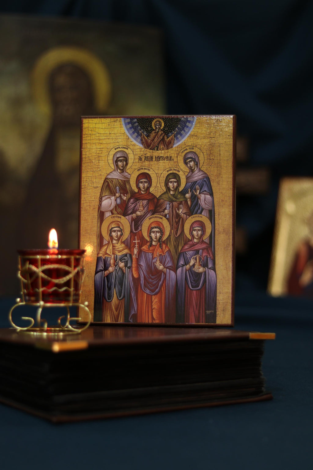Holy Myrrhbearers Icon Wooden Icon Orthodox Religious Art