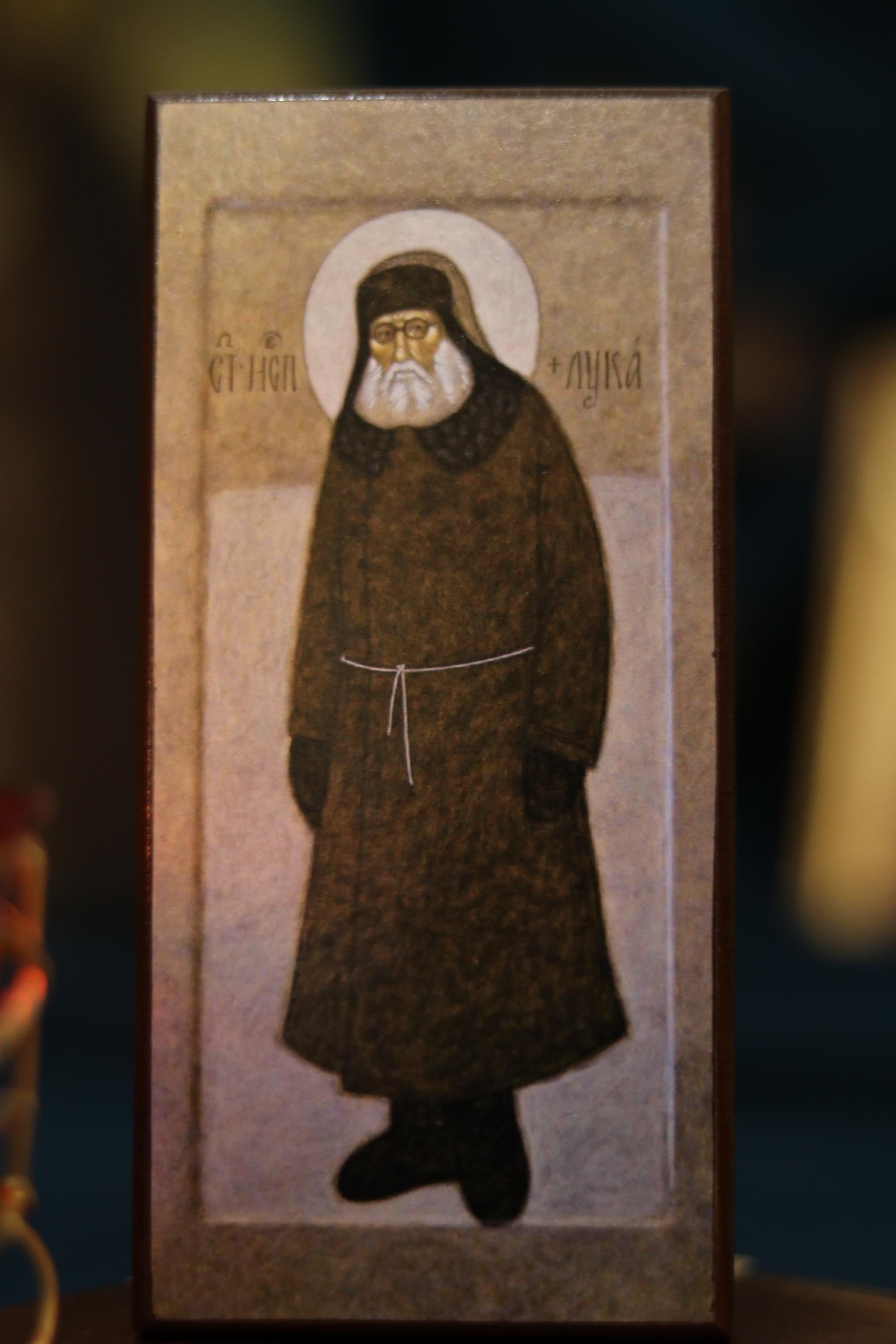 Orthodox Wooden Icon ., Saint Luke the Confessor