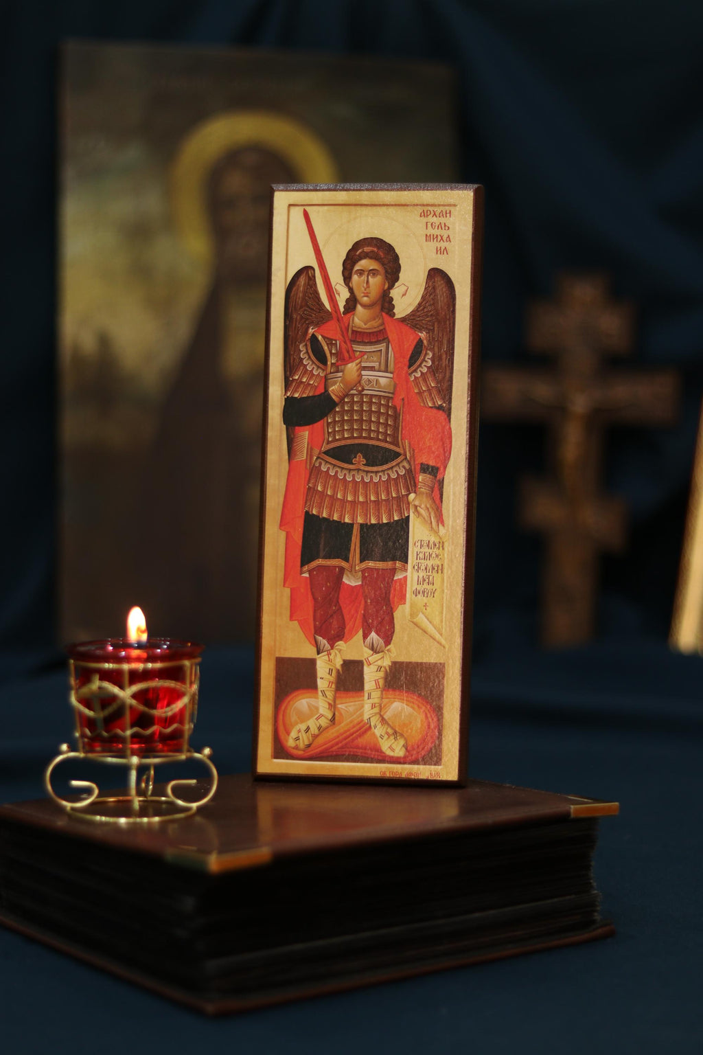 Archangel Michael Full Body Icon Orthodox Wooden Icon