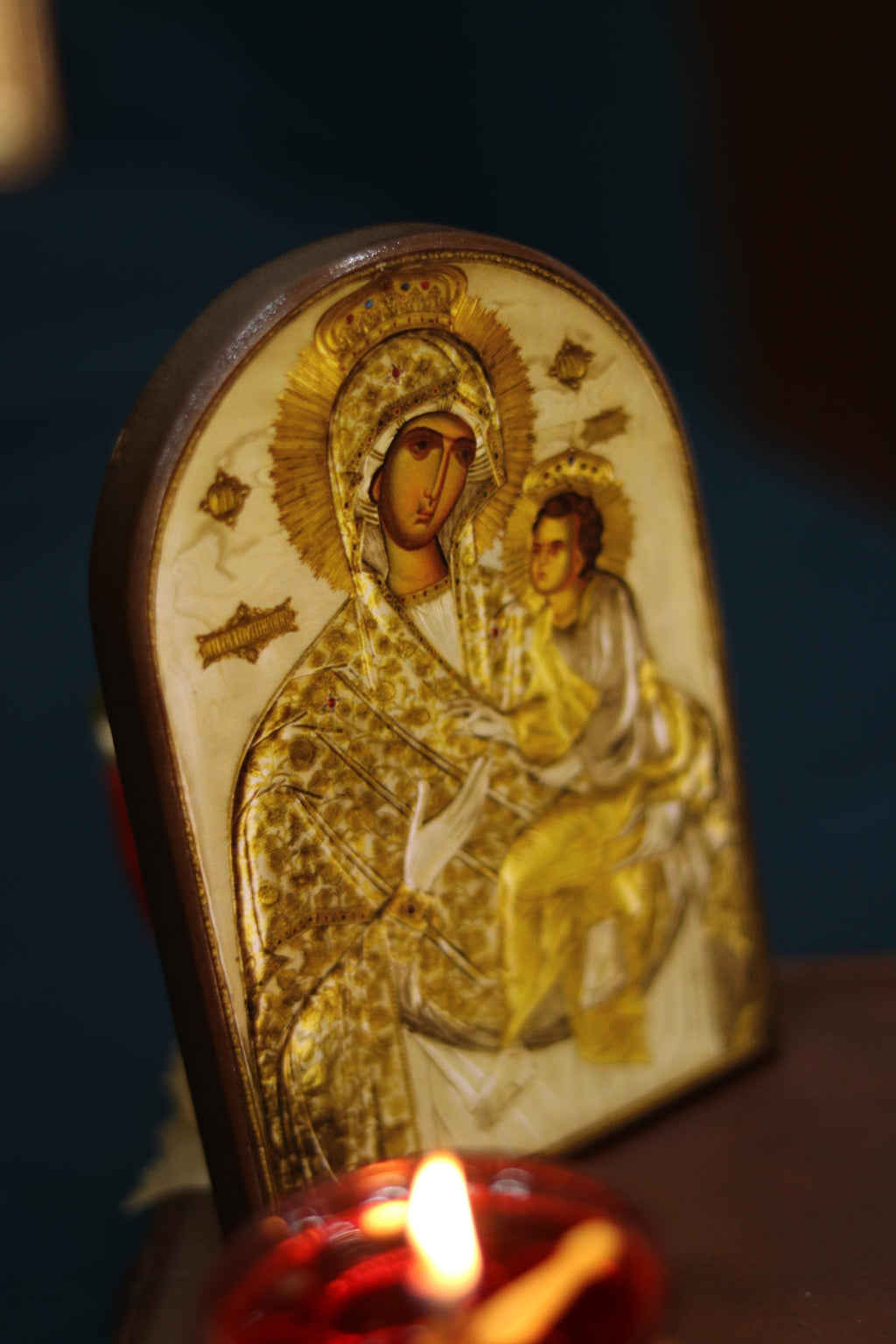 Quick to Hear Mother of God Icon Wooden Orthodox Icon 5.9x3.9in