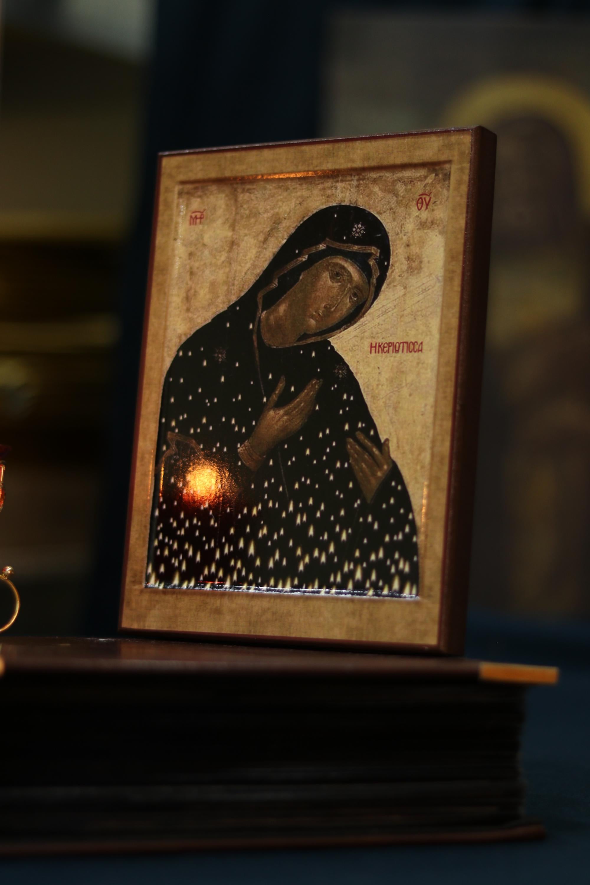 Keriotissa Mother of God Icon Wooden Icon Orthodox