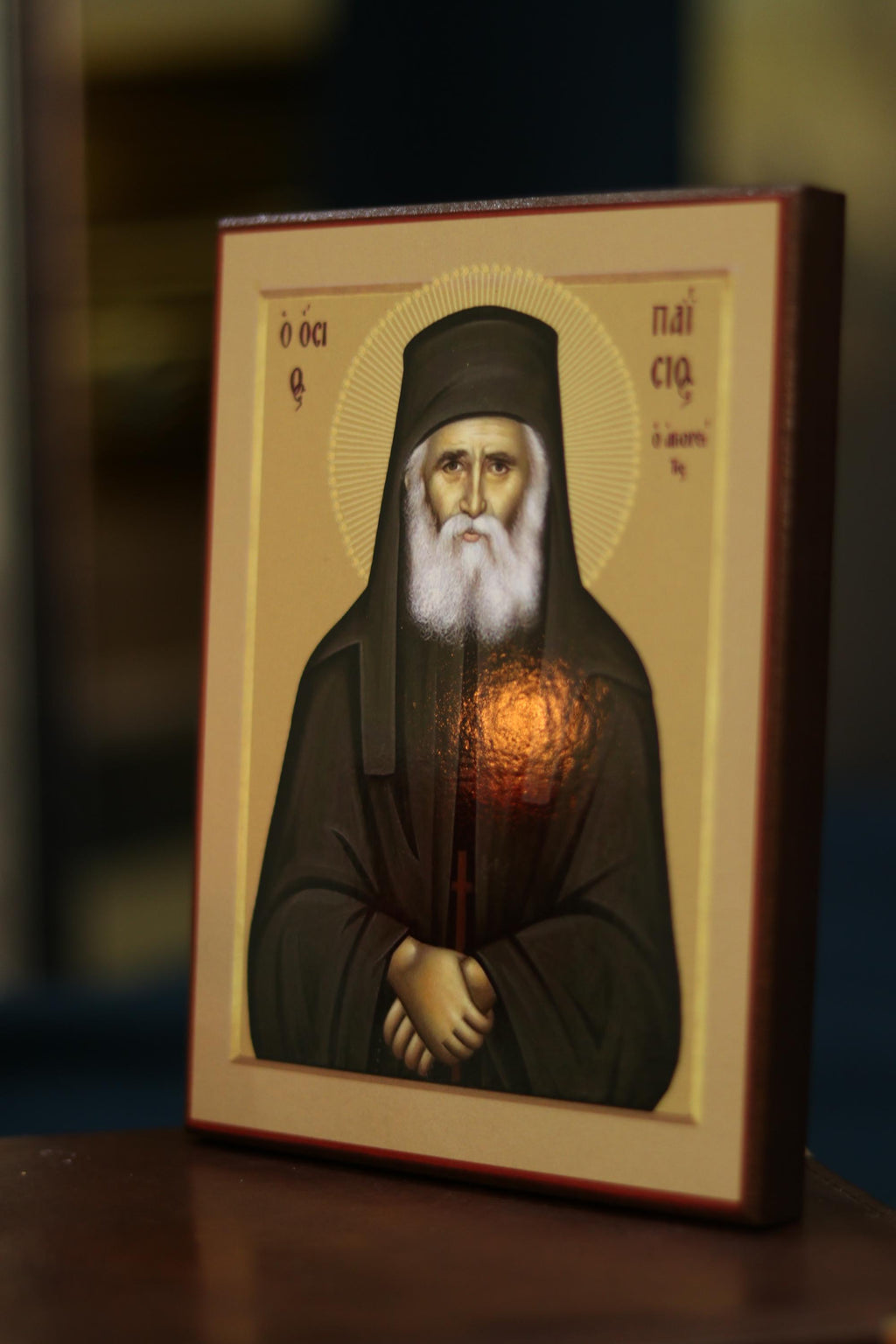 Paisios of Mount Athos Orthodox Icon Wooden Icon Christian Art