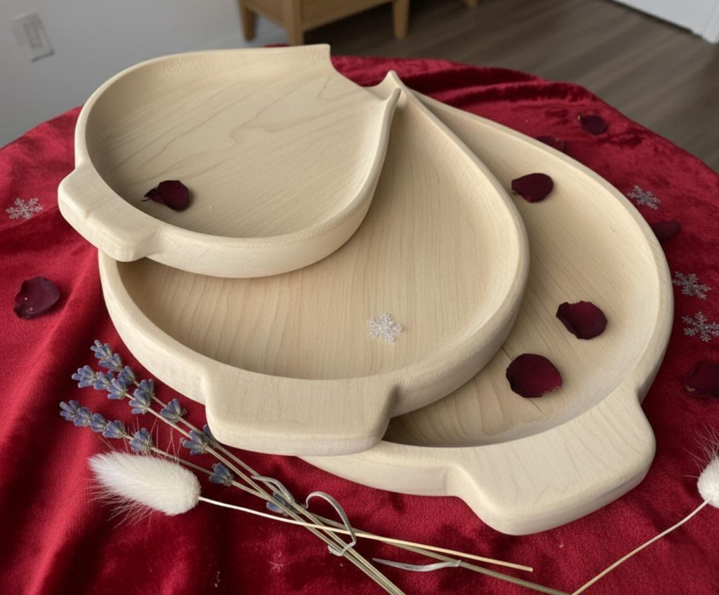 Wooden Dish for Agnus Preparation 5.9x5.9in, 10.2x7.9in, 11.4x8.6in, Church Dish, Orthodox Dish, Religious Gift, Wooden Plate