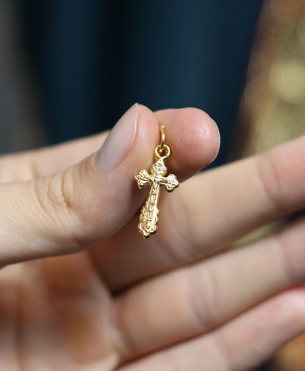 Orthodox Cross Necklace, Large Jesus cross pendant with Jesus Christ, Christian Cross Pendant, Crucifix necklace.