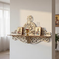 Wooden Icon Shelf, Orthodox Iconostasis, Prayer Corner Shelf, Christian Home Decor