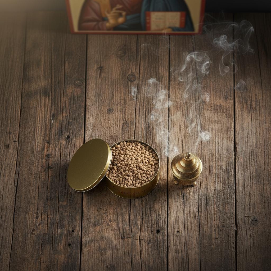 Greek Incense “Linden flower” Mount Athos, Premium Alpha Class, Orthodox Monastery Incense, Church Supplies, Prayer Gift, Religious Aroma
