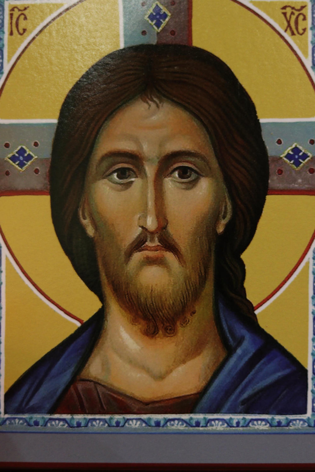 Jesus Christ Pantocrator Icon Wooden Orthodox 7.9x5.9in