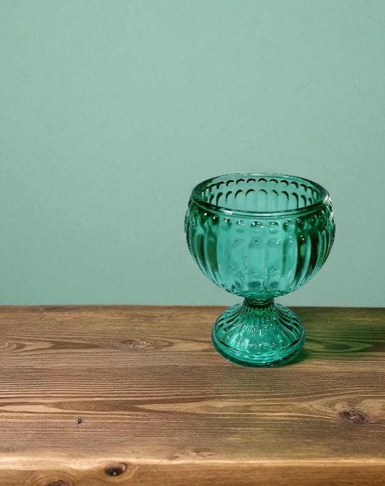 Green Glass Icon Lamp 2.55x3.93 in, Oil Lamp, Retro Lamp, Hanging Oil Lamp, Oil Candle, Vintage Oil Lamp, Orthodox Christian