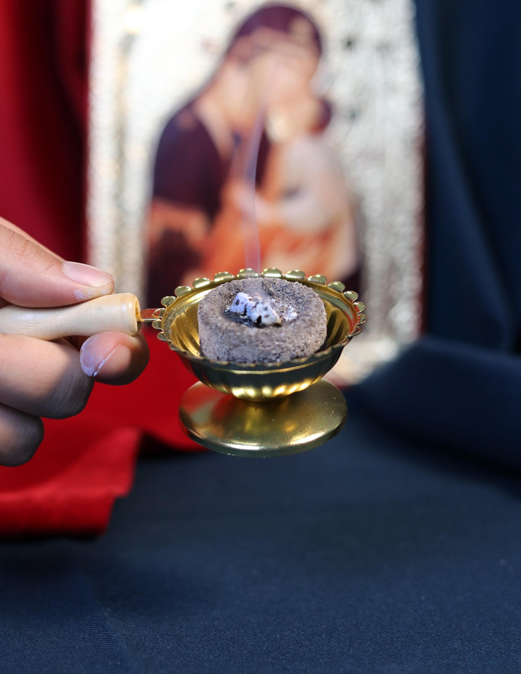 Orthodox Prayer Set – Metal Censer, 60g Monastery Incense, Charcoal Tablets, Incense holder, Incense burner, Incense sticks, Orthodox prayer