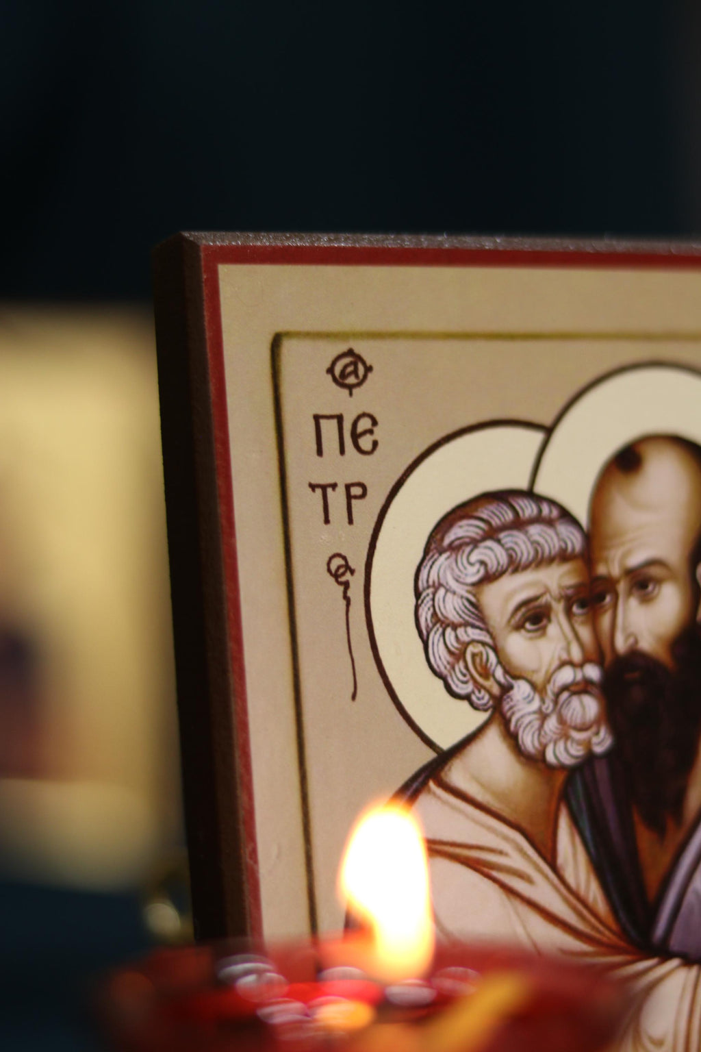 Saints Peter and Paul Icon Wooden Icon Orthodox Icon Wall Art