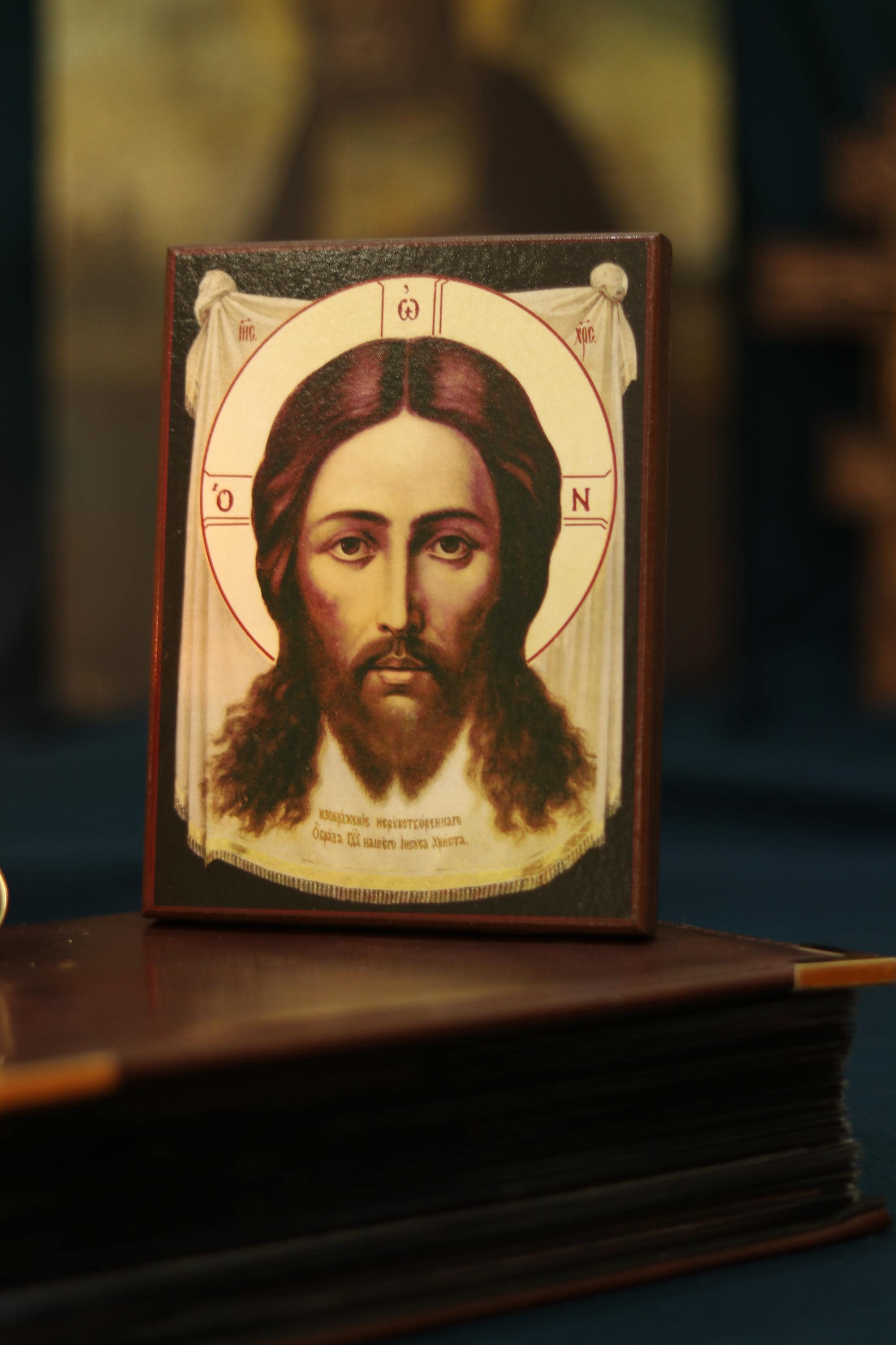 Wooden Icon Orthodox Icon , Jesus Christ Holy Face Icon, Savior Icon