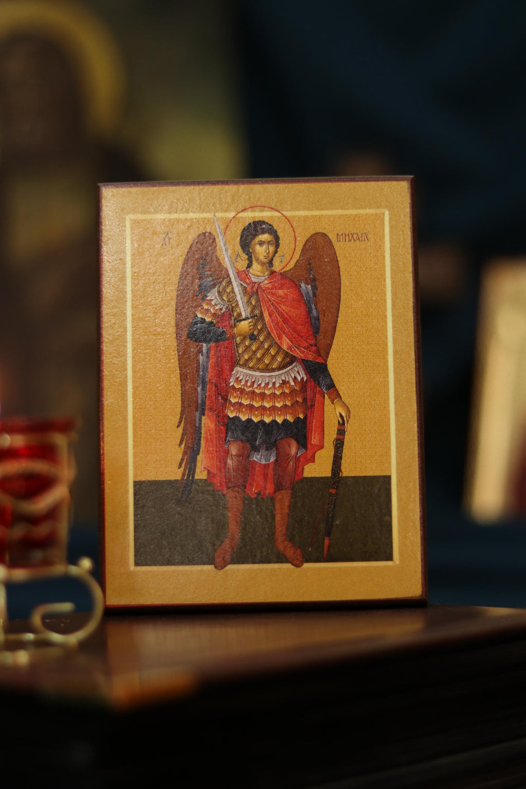 Orthodox Icon Archangel Michael Wooden Icon Wooden Icon