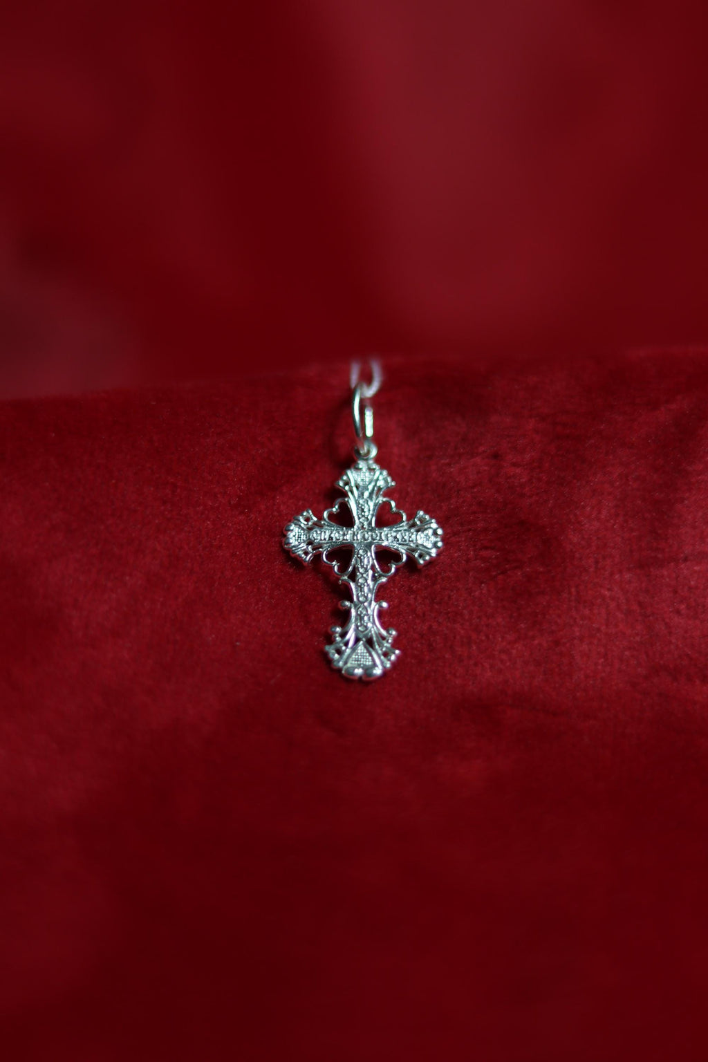Sterling Silver Orthodox Cross Pendant 2.5 cm, 1.28g Detailed Eastern Crucifix, Christian Gift, Orthodox necklace, Orthodox pendant