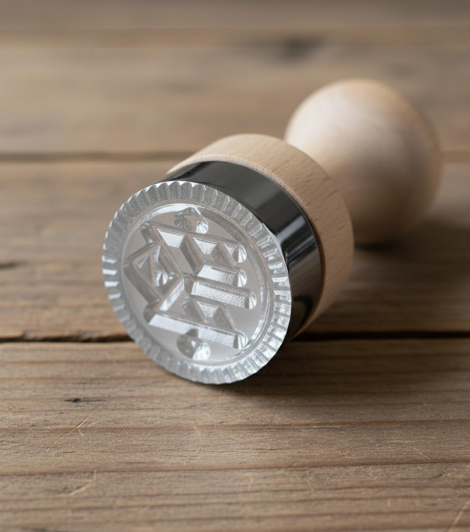 Metal Orthodox Seal 25mm, Virgin Mary Mold, Engraved  Stamp, Prosphora Seal