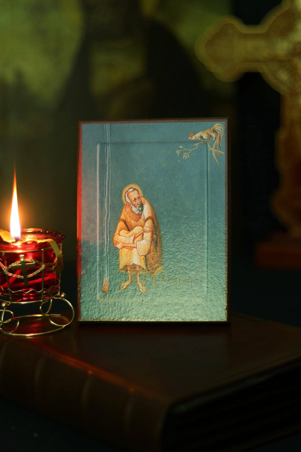 Saint Peter Icon Orthodox Wood Icon Christian Wall Art Prayer Decor