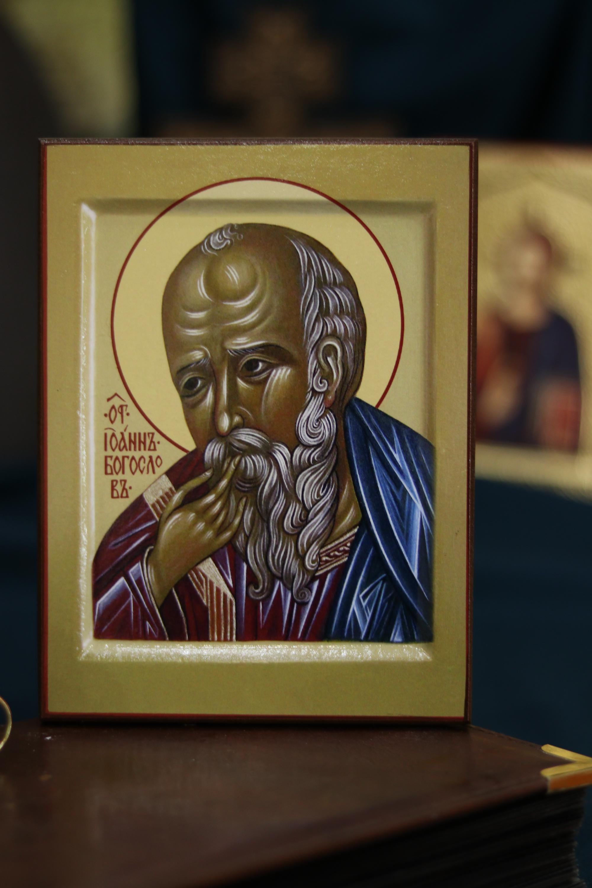 Saint John the Theologian Icon Orthodox Wood Icon