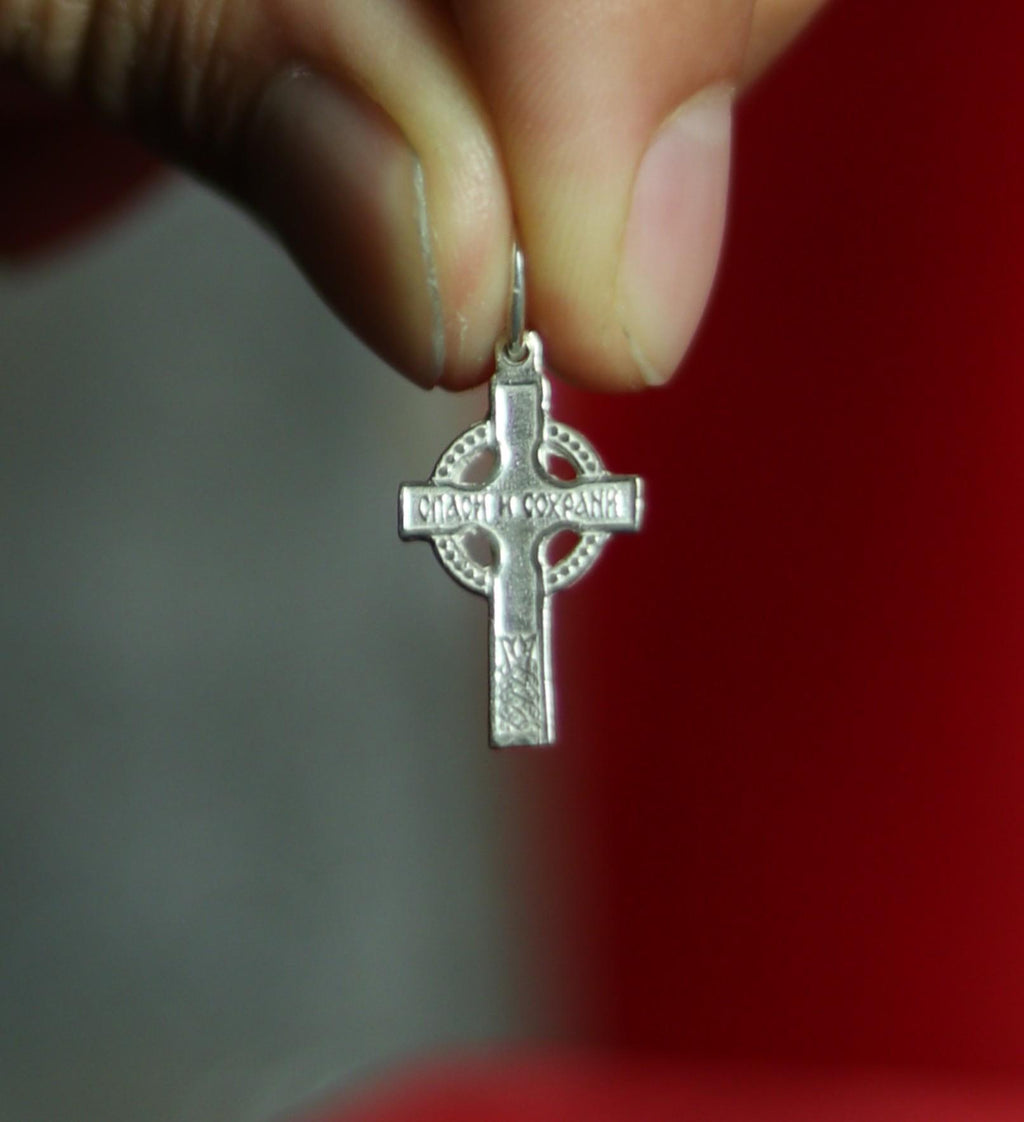 Sterling Silver Orthodox Cross Pendant – 925 Silver Crucifix Necklace – 1.07g – Religious Baptism Gift, Greek orthodox cross, Crucifixion