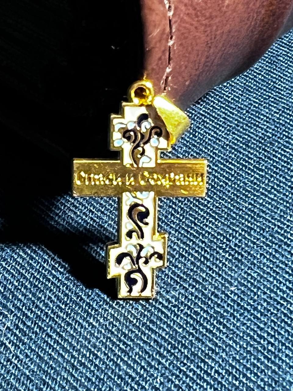 Orthodox Cross Necklace, Large Jesus cross pendant with Jesus Christ, Christian Cross Pendant, Crucifix necklace.