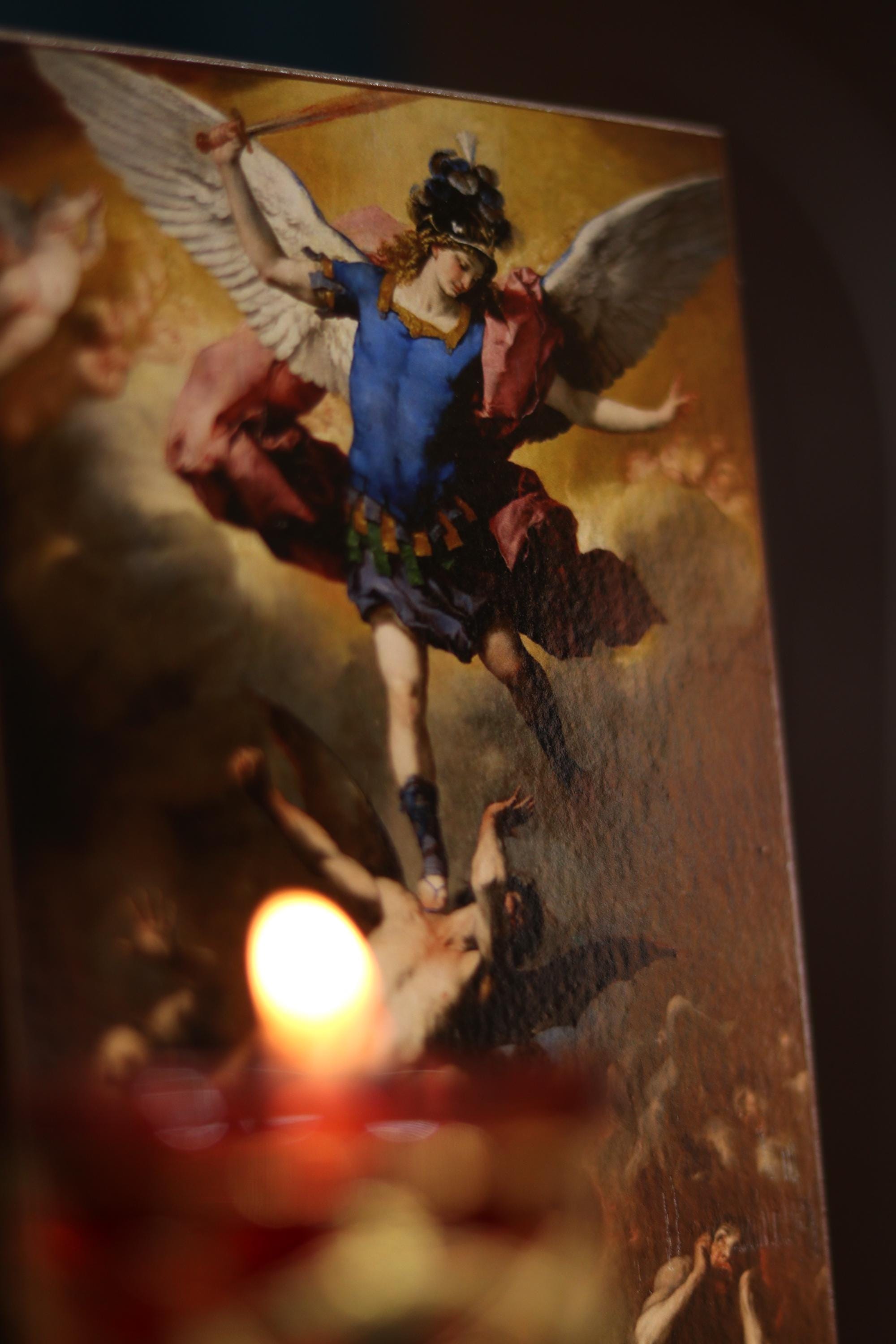Fall of Rebel Angels Icon Wooden Icon Orthodox Icon