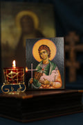 Saint Mamant Caesarea Icon Wooden Icon Orthodox Icon