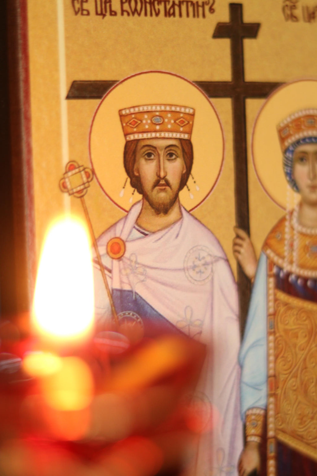Orthodox Wooden Icon Virgin Mary Icon , Religious Decor, Christian Gift