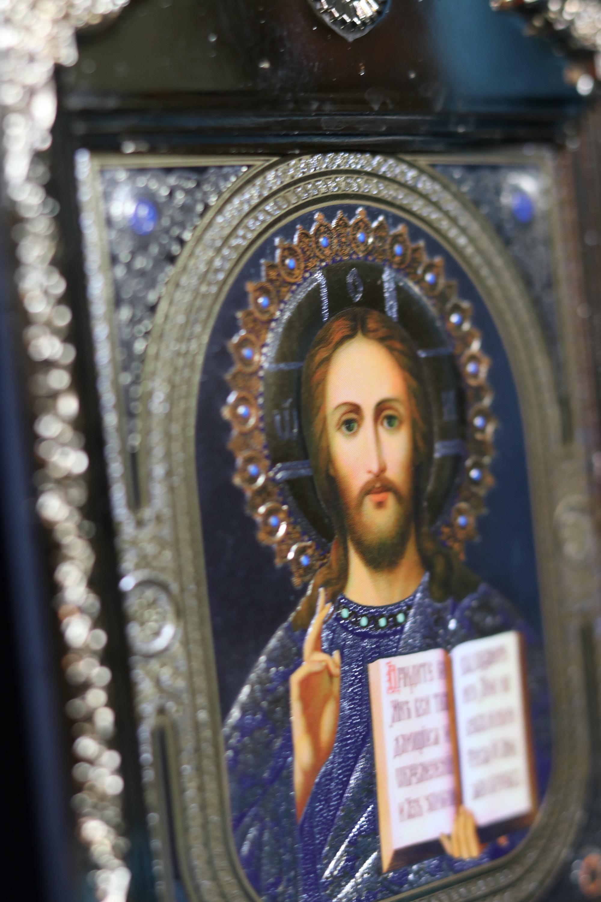 Icon of Jesus Christ, Folding icon, Jesus christ, Mother of god, Orthodox icon, Small icon, Pocket icon, Christian icon