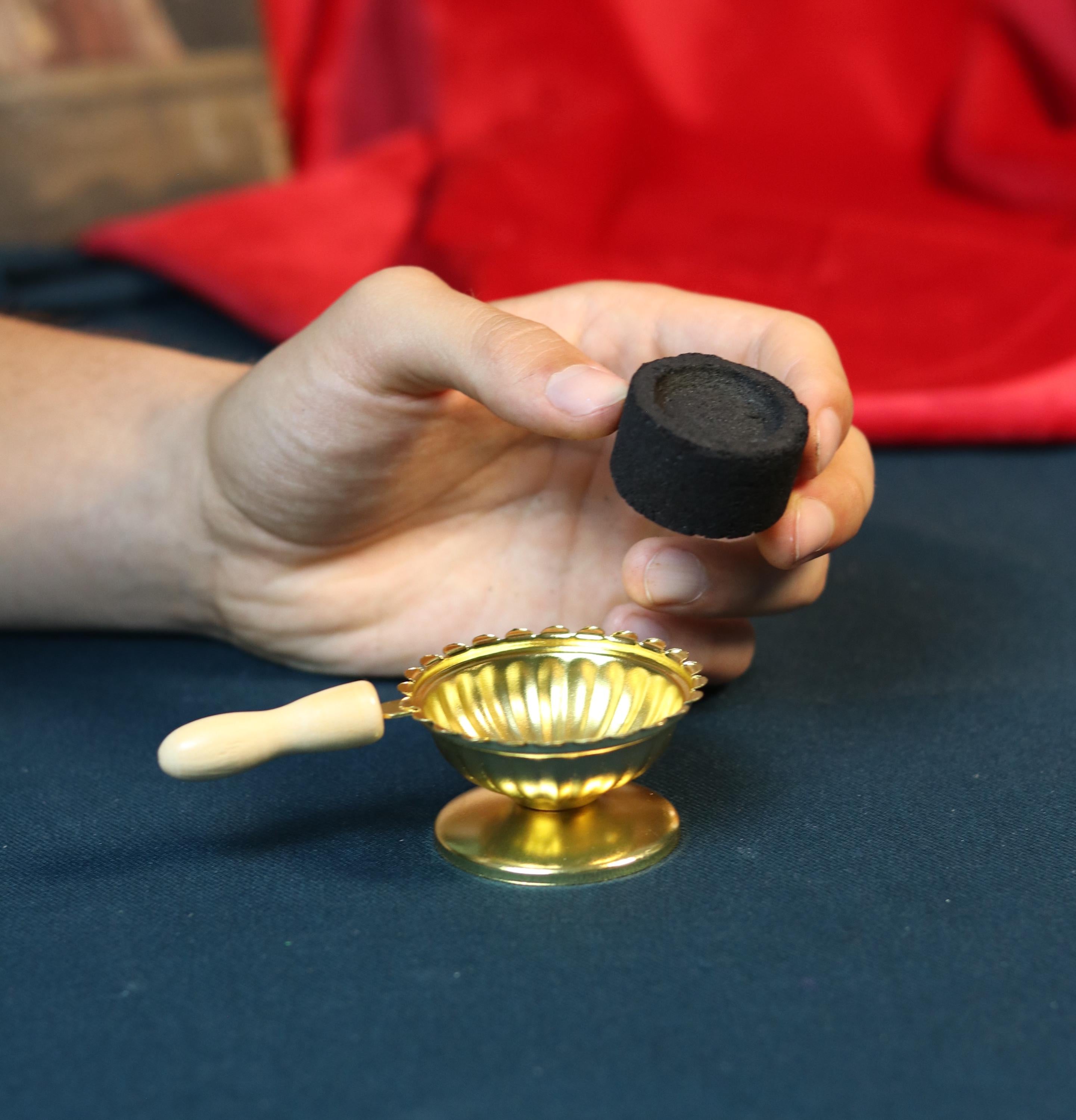 Orthodox Incense Set – Metal Censer, 60g Natural Resin Incense, Charcoal Tablets, Prayer Burner for Home Altar or Church Use