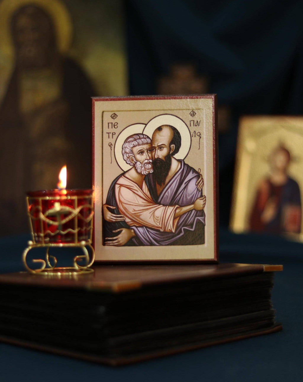 Saints Peter and Paul Icon Wooden Icon Orthodox Icon Wall Art