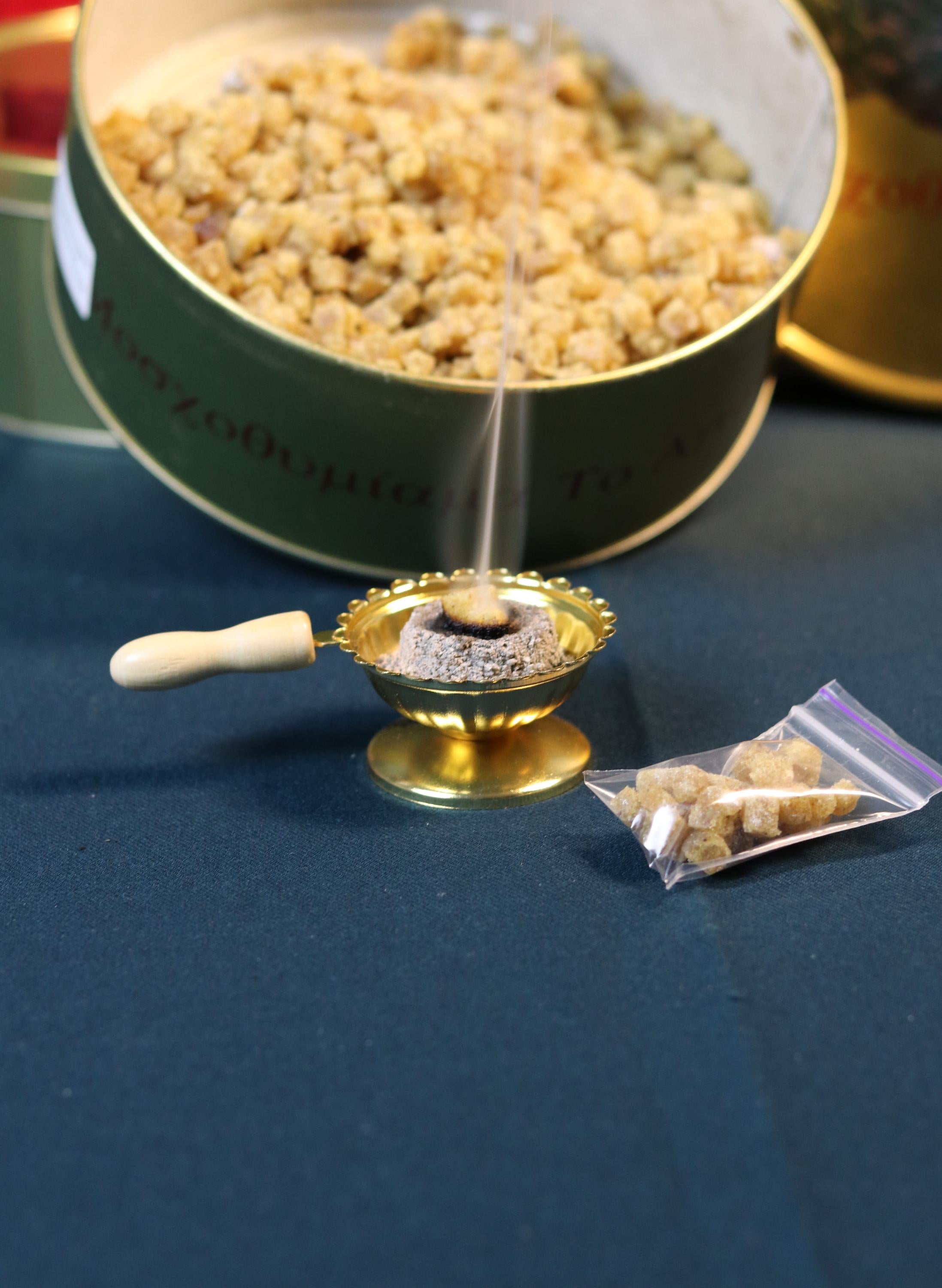 Orthodox Prayer Set – Metal Censer, 60g Monastery Incense, Charcoal Tablets, Incense holder, Incense burner, Incense sticks, Orthodox prayer