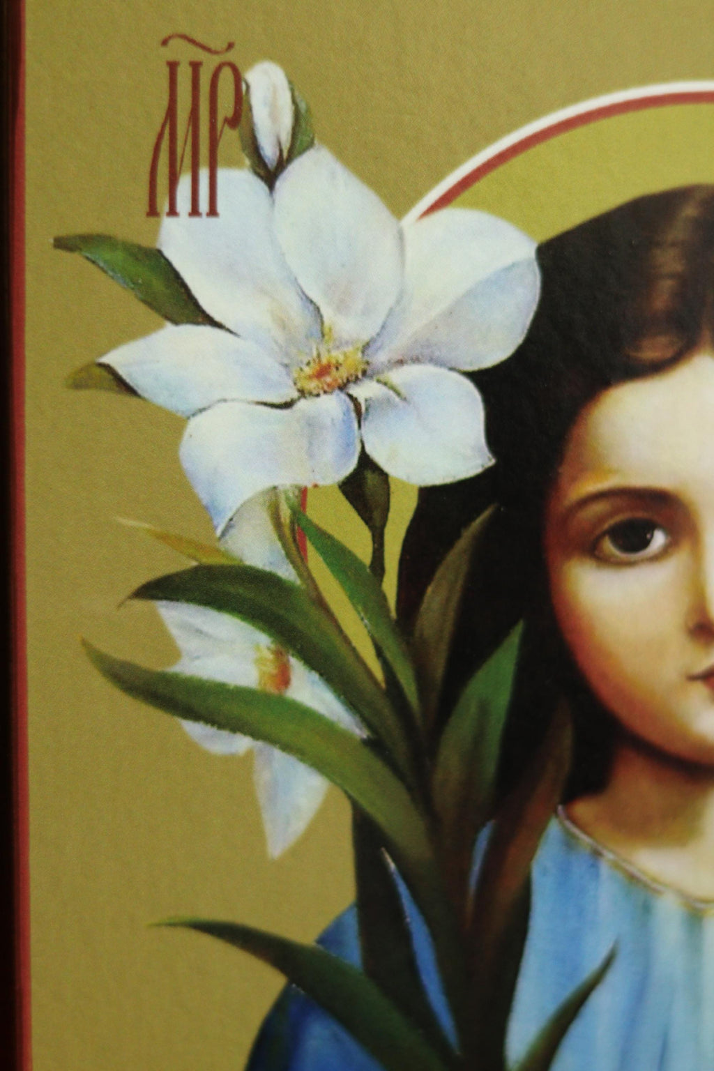 Three-Year-Old Theotokos Icon, Wooden Icon Orthodox Icon