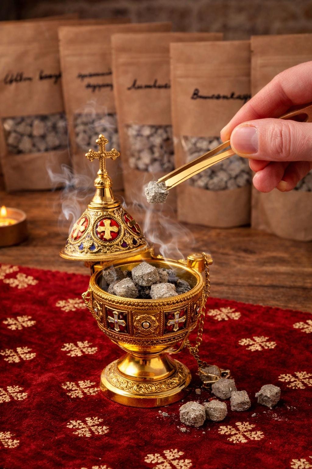 Orthodox Incense "Sinay" Resin 100g, Church Frankincense Blend