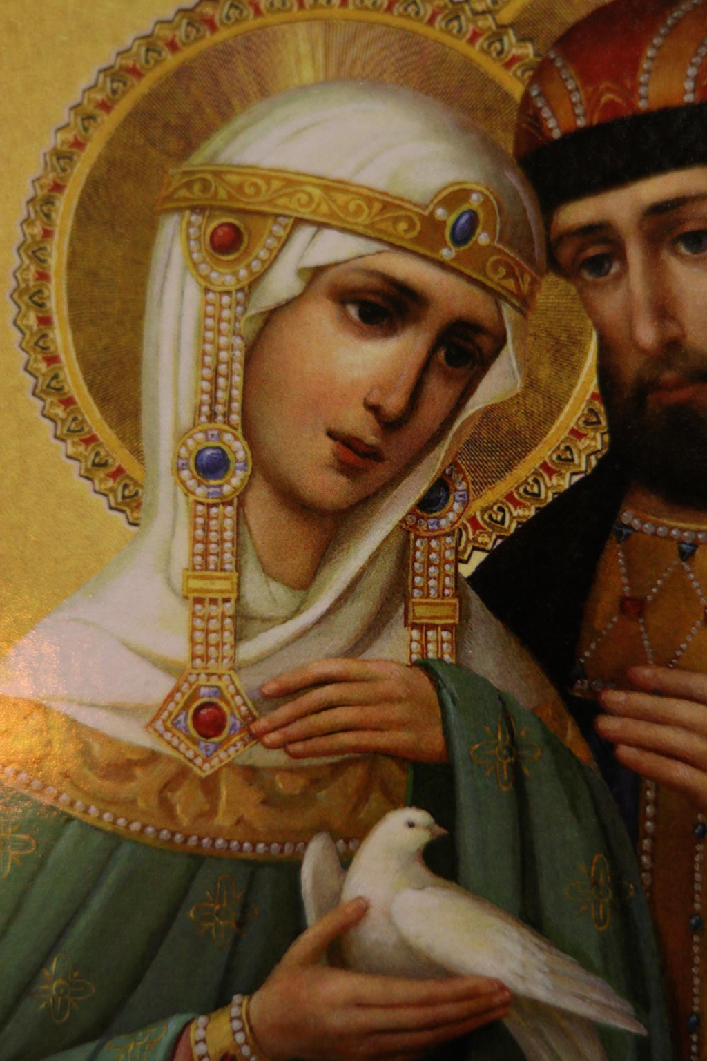 Orthodox Wedding Icon Pair, Sts Peter and Fevronia Orthodox Icon Wooden Icon