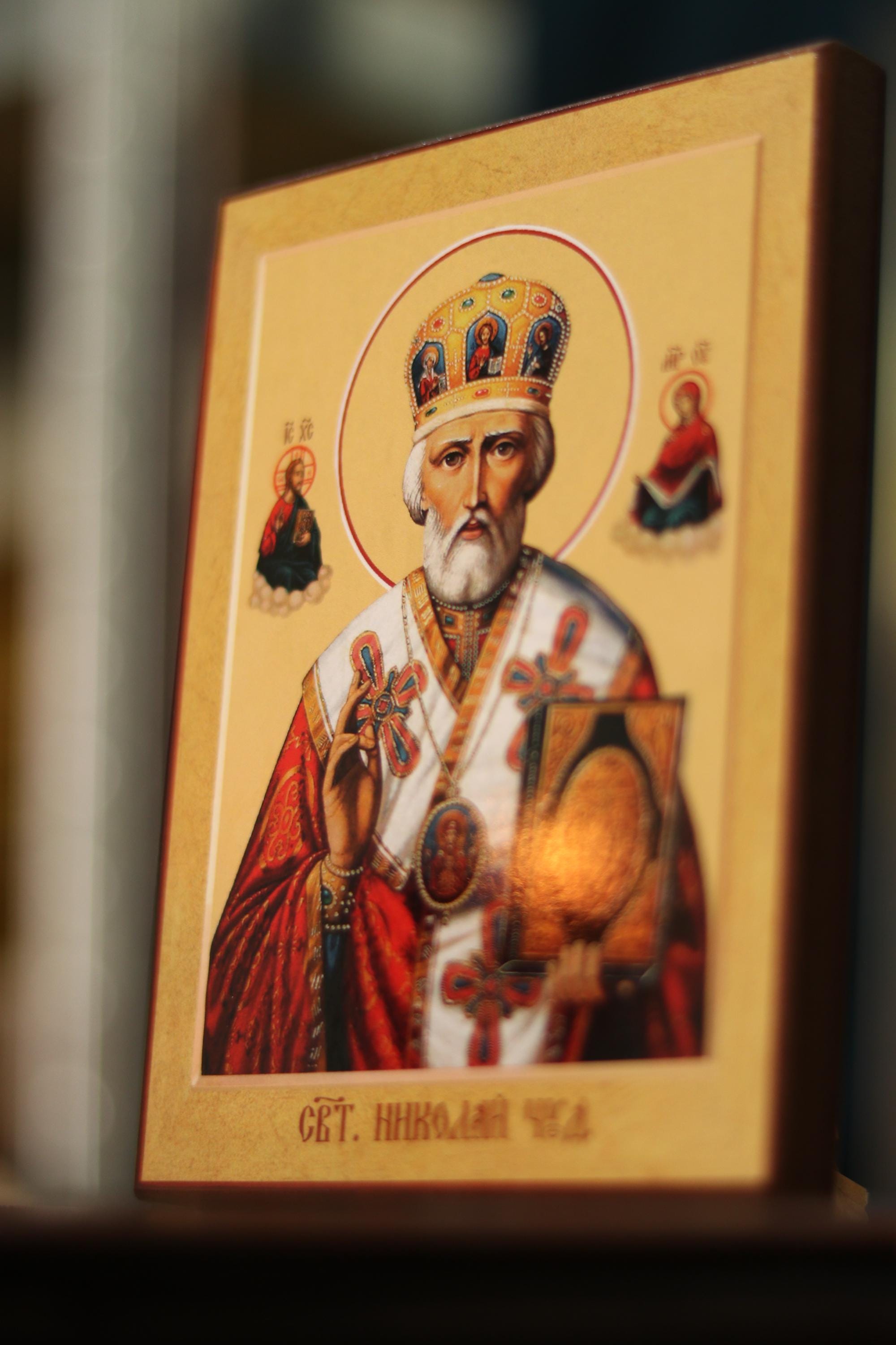 Orthodox Icon St Nicholas Wooden Icon Wooden Icon