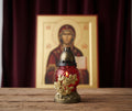 Memorial Candle 24h, 200g, Glass Grave Lantern, Cemetery Candle, Prayer Candle, Memorial Lantern, Grave Decoration, Cemetery Decor