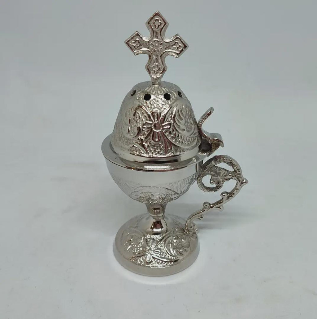 5.1 Inch Silver Plated Home Censer