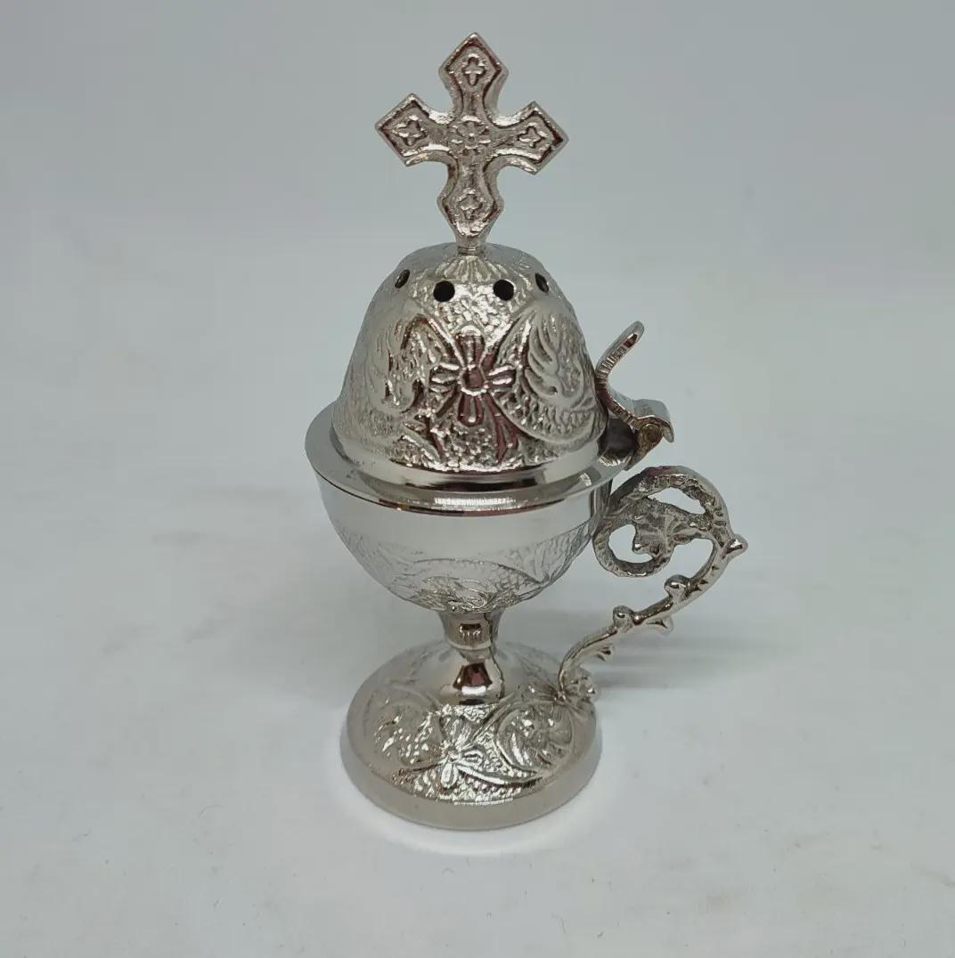5.1 Inch Silver Plated Home Censer