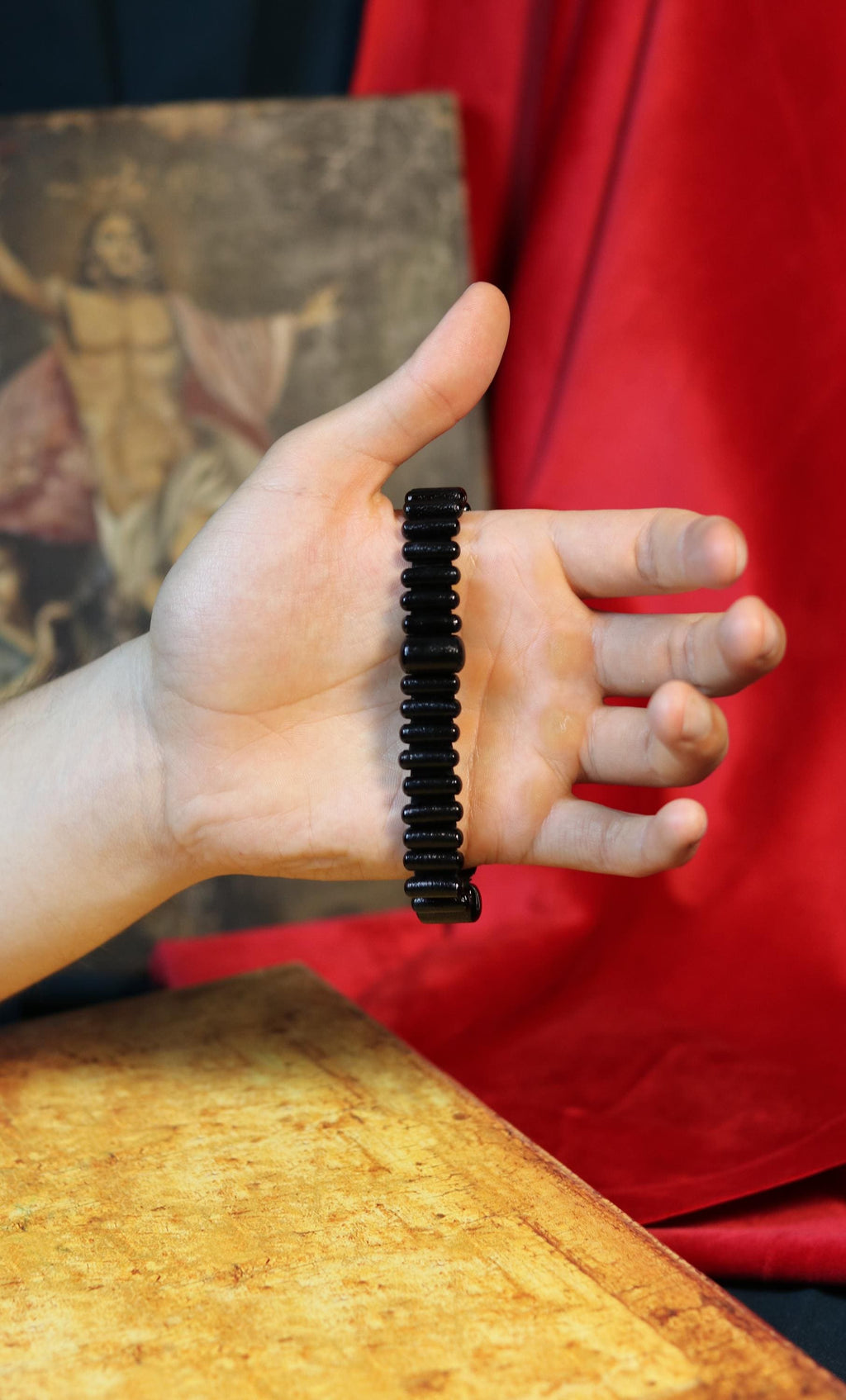 Handmade leather orthodox prayer rope, Chotki prayer rope, Rope bracelet, Prayer beads, Prayer bracelet, Brojanica, Rosenkranz