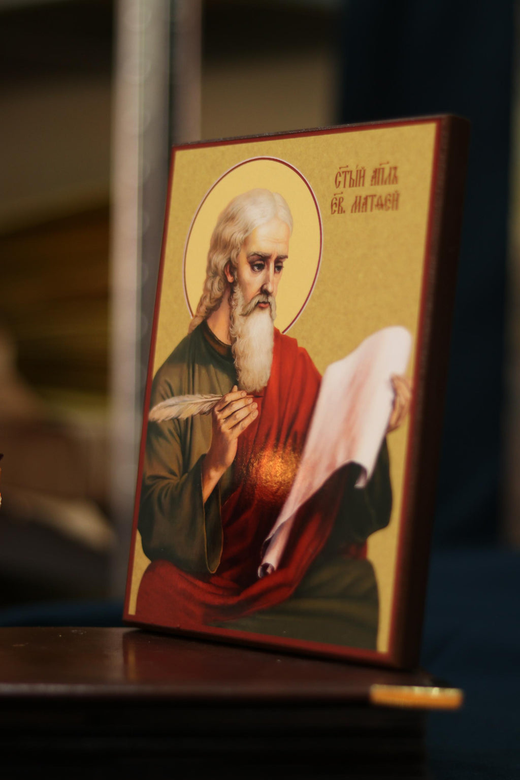 Saint Matthew Apostle Icon Wooden Icon Orthodox