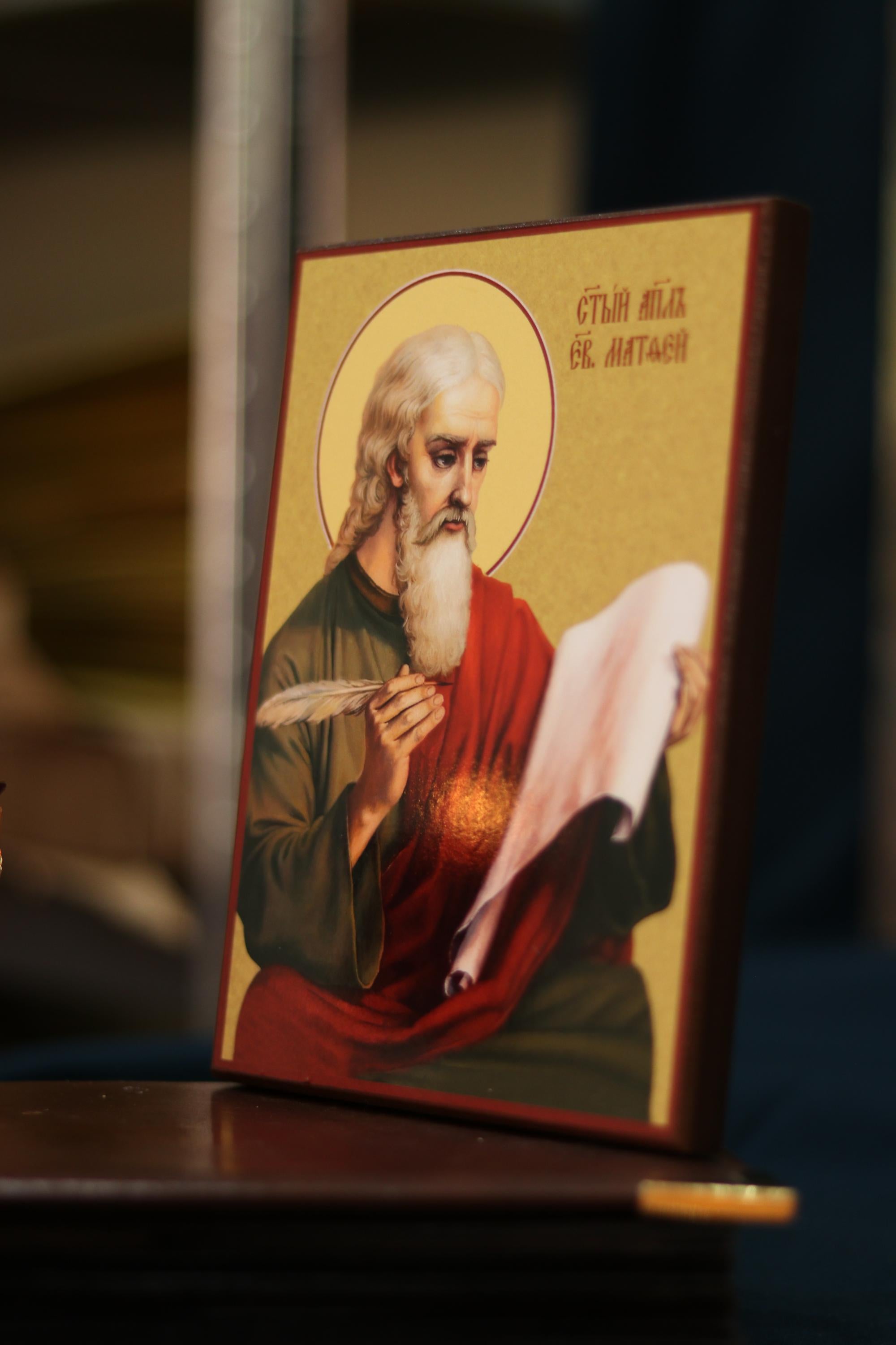 Saint Matthew Apostle Icon Wooden Icon Orthodox