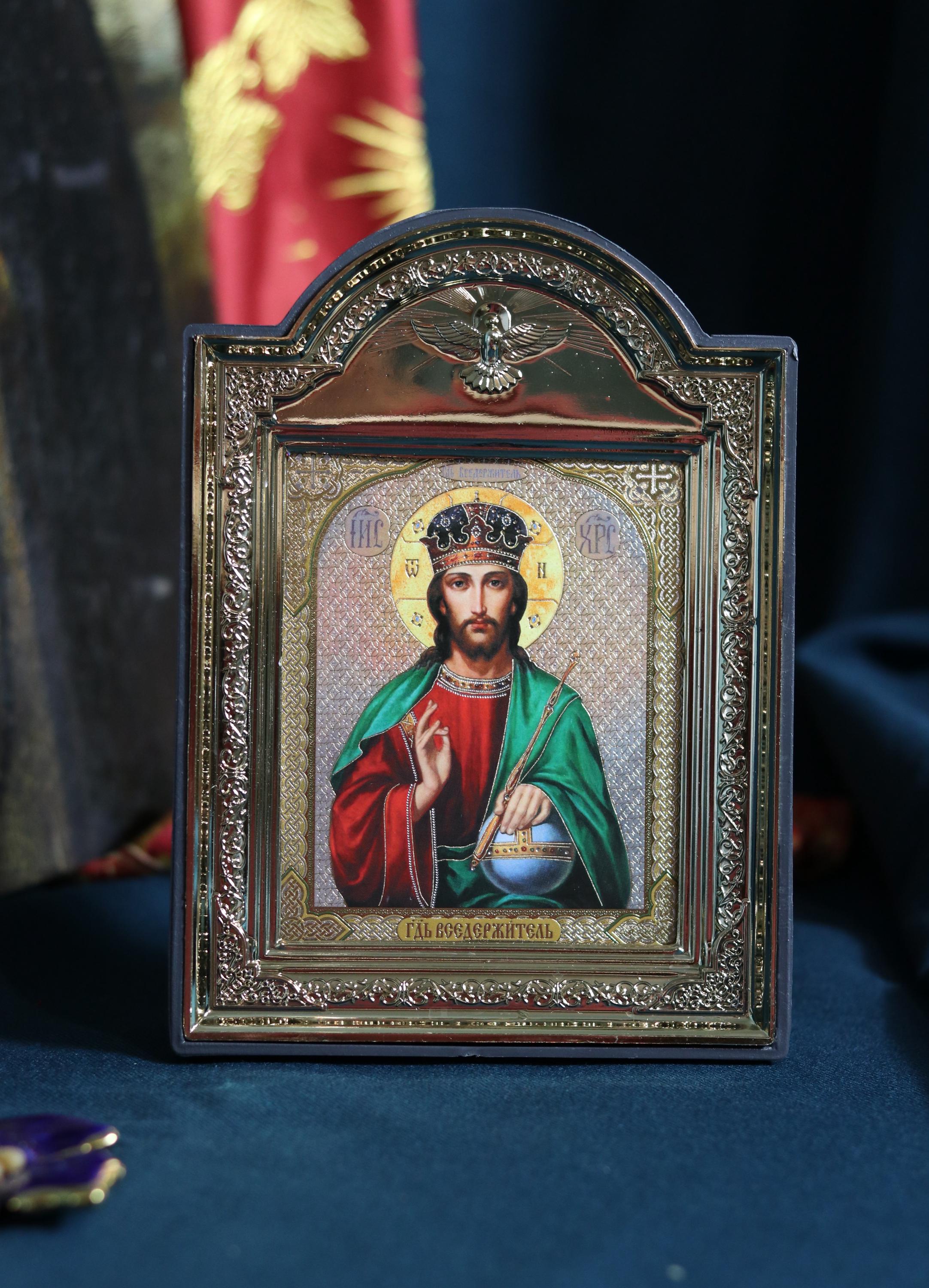 Icon of Jesus Christ, Folding icon, Jesus christ, Mother of god, Orthodox icon, Small icon, Pocket icon, Christian icon