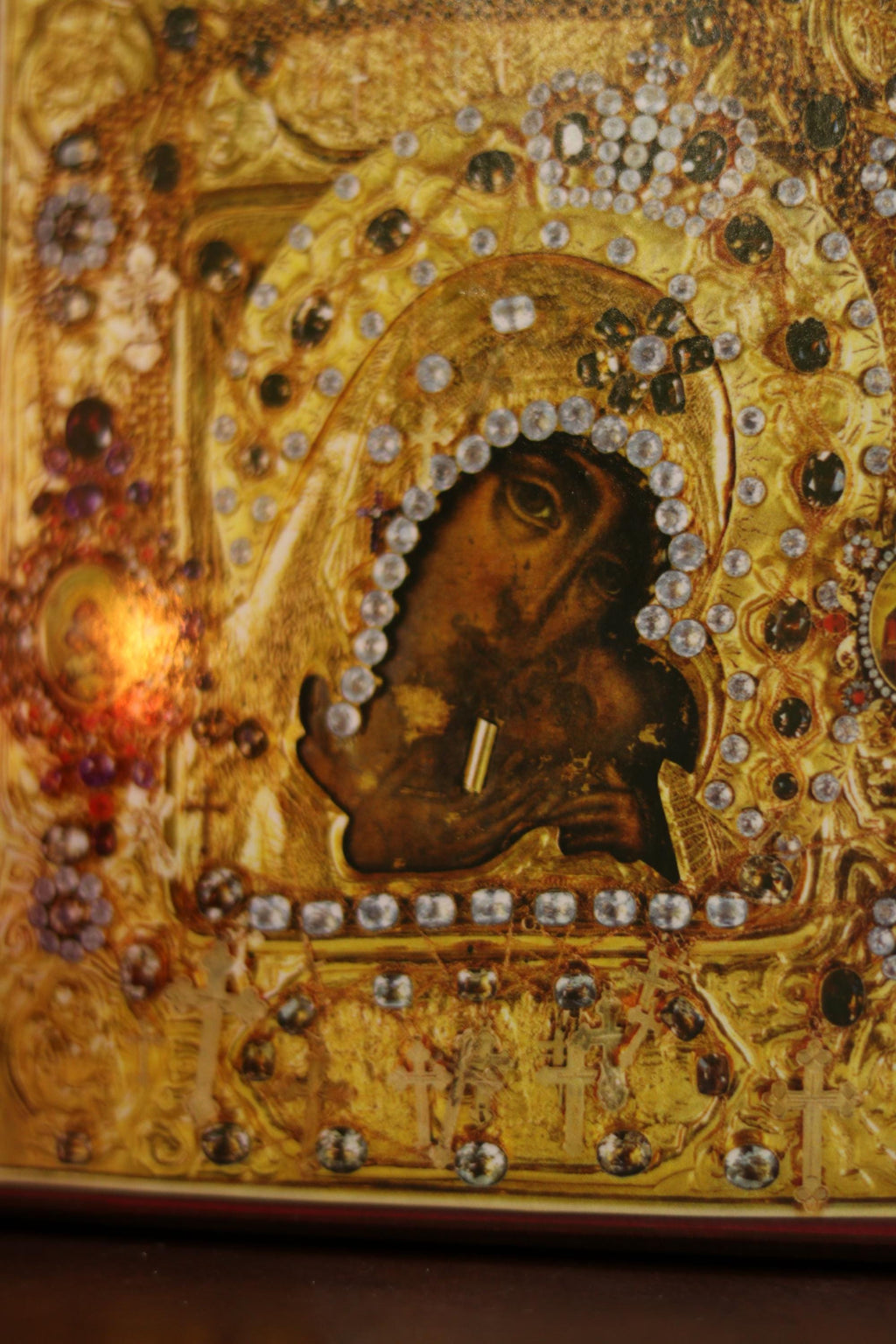 Orthodox Kasperovska Mother of God Icon Wooden Icon , Virgin Mary